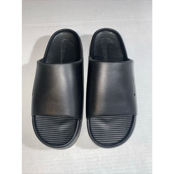 Nike Calm Slide Black Men's Size 9 Women’s Size 10 EUC Pre-owned - Picture 3 of 6